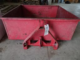 3PT MODEL PH UTILITY METAL DUMP BOX