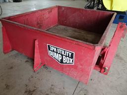 3PT MODEL PH UTILITY METAL DUMP BOX