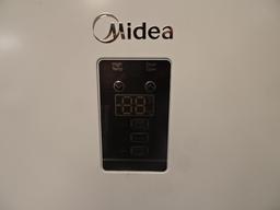 2022 MIDEA UPRIGHT FRIDGE/  FREEZER, AS NEW! MOD. MRU1TF6AWW , 64"X29"X33"