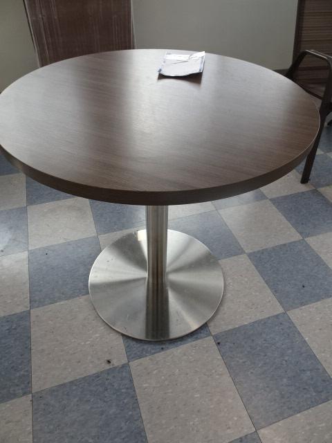 KLEM 30" ACTIVITY PEDESTAL TABLE, COMMERCAL QUALITY W/ STAINLESS STEEL BASE