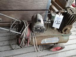 HORIZONTAL AIR COMPRESSOR, 1HP, 120V