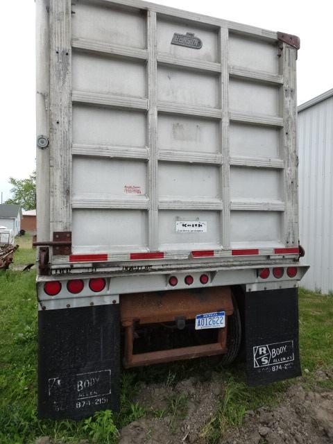 1996 BENSON 34' TIGHT TRI-AXLE HYD. DUMP TRAILER,