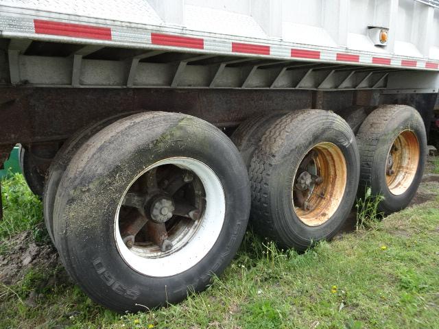 1996 BENSON 34' TIGHT TRI-AXLE HYD. DUMP TRAILER,