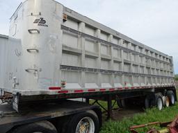1996 BENSON 34' TIGHT TRI-AXLE HYD. DUMP TRAILER,