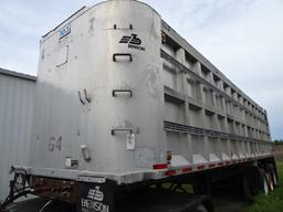 1996 BENSON 34' TIGHT TRI-AXLE HYD. DUMP TRAILER,