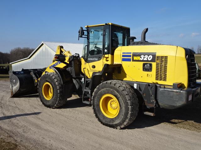 2016 KOMATSU WA320-8 WHEEL LOADER, 13,058 HRS,