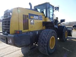 2016 KOMATSU WA320-8 WHEEL LOADER, 13,058 HRS,