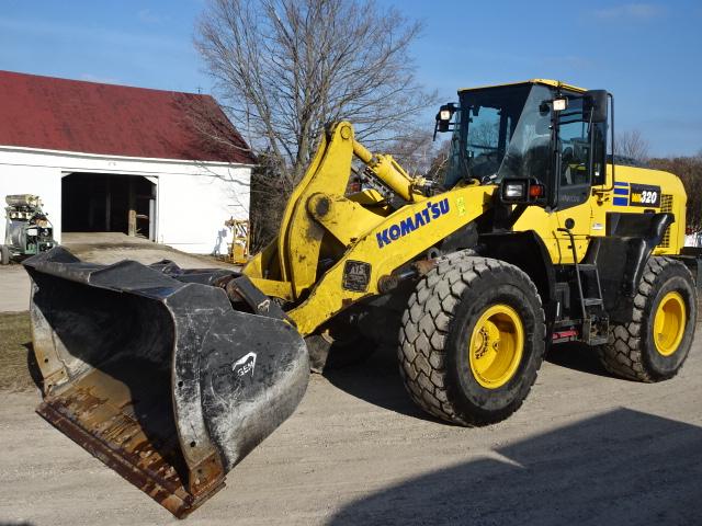 2016 KOMATSU WA320-8 WHEEL LOADER, 13,058 HRS,