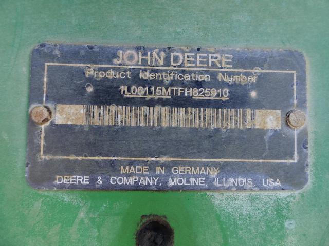 2015 JD 6115M 2WD DSL. TRACTOR, 2004 HRS,