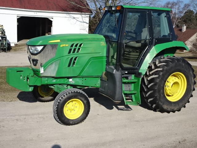 2015 JD 6115M 2WD DSL. TRACTOR, 2004 HRS,