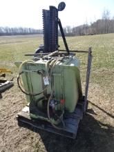 MYERS 100TMG WEED SPRAYER W/ 5’ SIDE MOUNT WEED BOOM, 100 GAL., 3 PT.