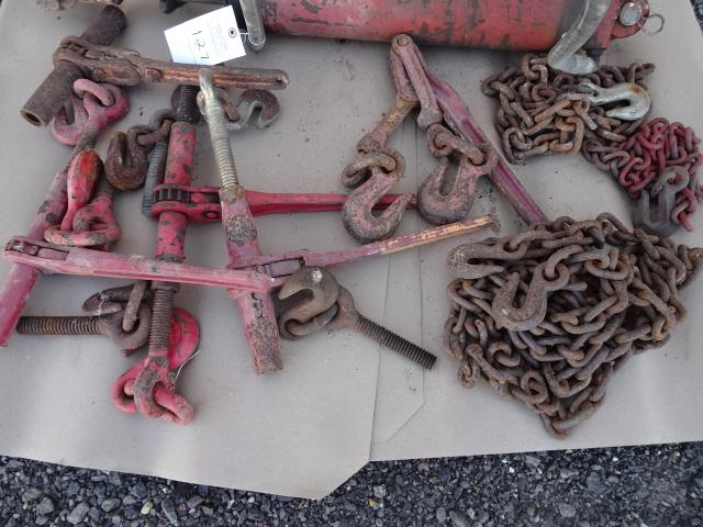 SKID OF CHAINS & BINDERS