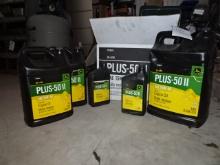 (5) GALLONS OF NEW SEALED JD PLUS II 15-40 ENGINE OIL