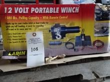 N.I.B LARIN 1,500LB ATV 12V. WICH W/ CABLE REMOTE