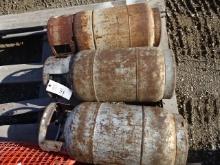 (3) 30# LP GAS FORKLIFT TANKS W/ GAUGES