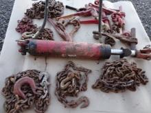 SKID OF CHAINS & BINDERS