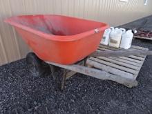 TRUE TEMPER 10' CU.FT. 2 WHEEL H.D POLY WHEEL BARREL