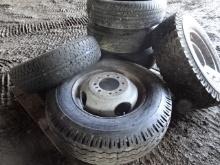 (6) ASSORTED TRAILER/ TRUCK TIRES