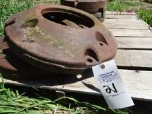 PR IHC/ FARMALL SOLID CAST REAR WHEEL WEIGHTS