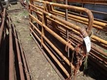 (2) SIOUX 8' METAL GATES, SELL ALL ON
