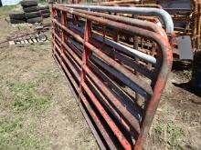 (1) 10' (3) 12' METAL GATES SELL ALL ON