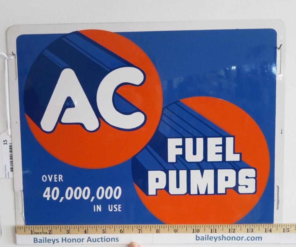AC Fuel Pumps Metal sign