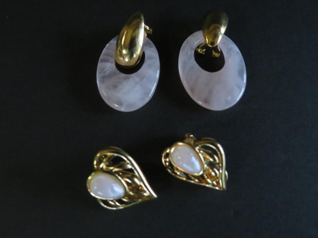 Statement Rhinestone and beaded chocker and earrings