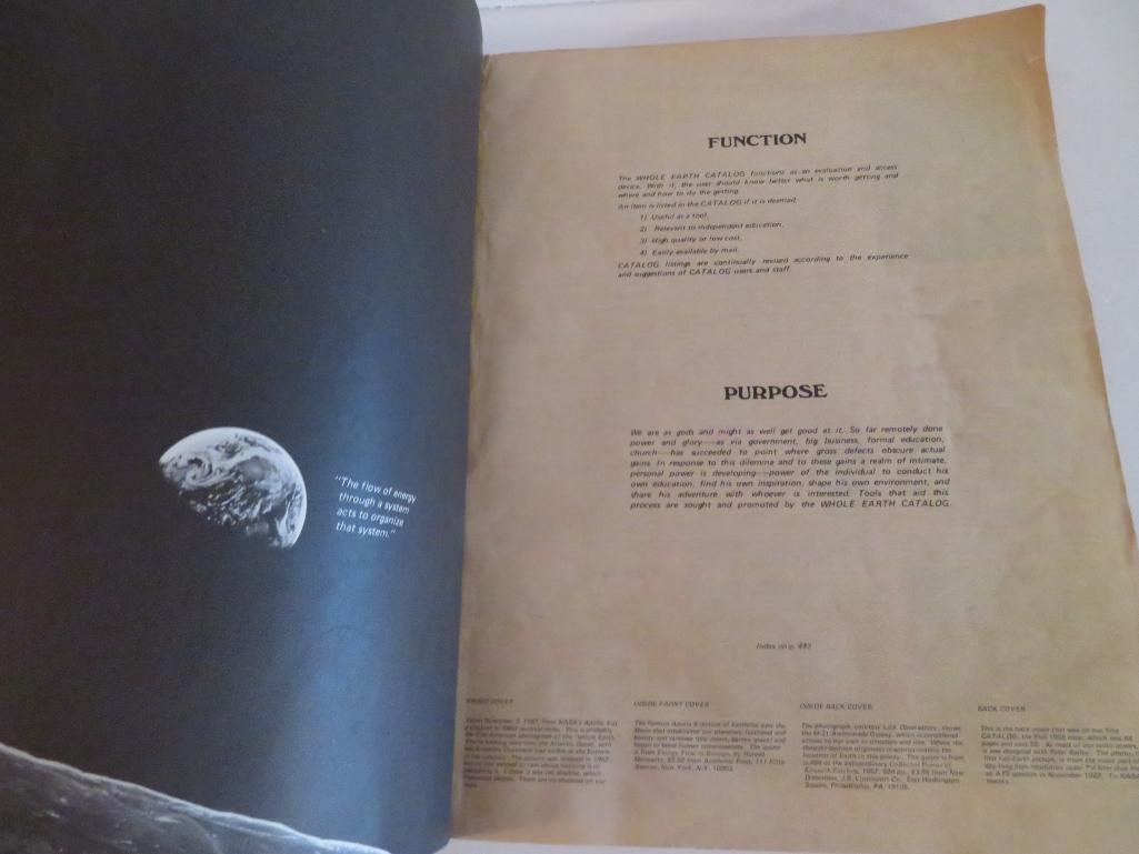 The Last Whole Earth Catalog, c. 1971