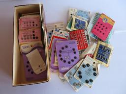 Large sewing lot of trims, binding fasteners, elastic, see images