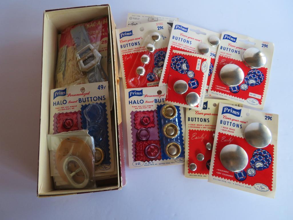 Large sewing lot of trims, binding fasteners, elastic, see images