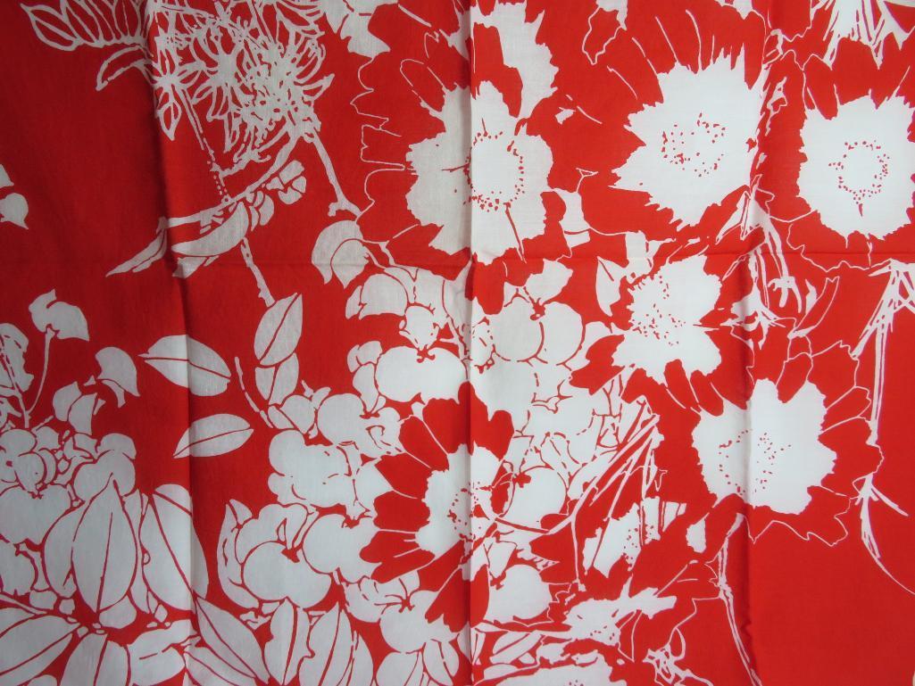 Assorted colored and patterned scarves, cotton and poly, rayon/silk