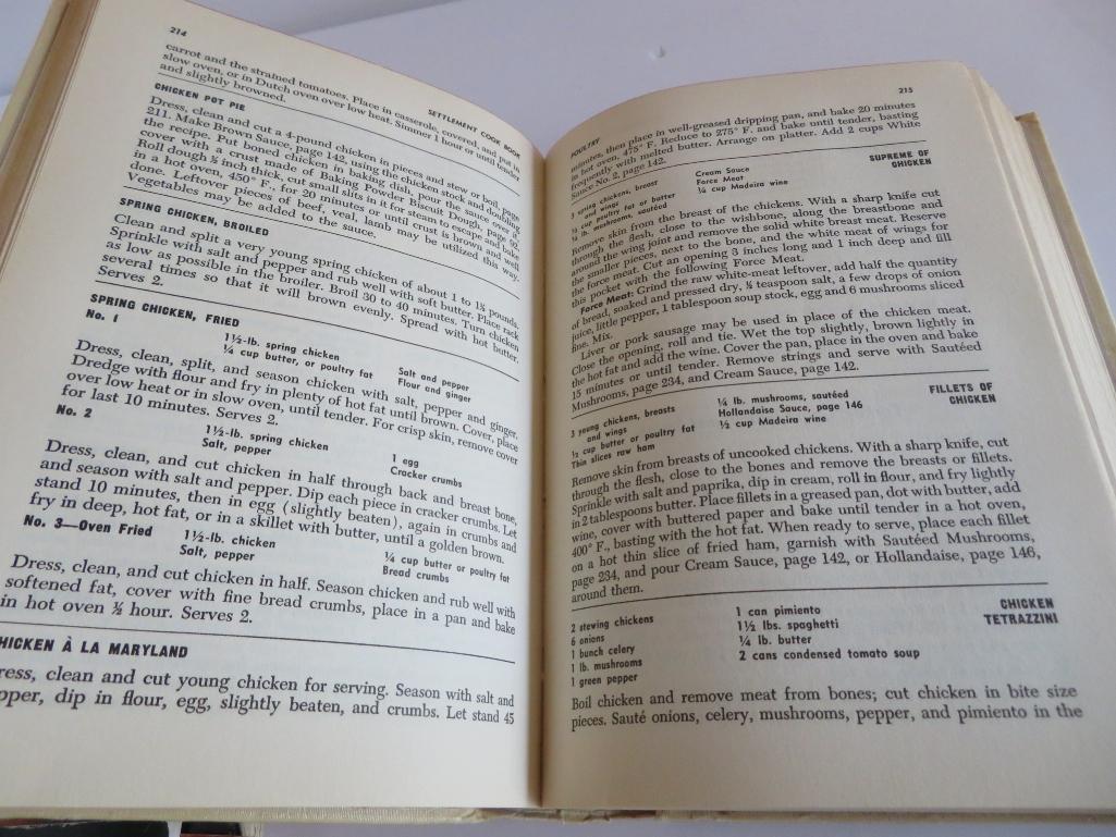 Assorted Vintage cookbooks and cooking booklets