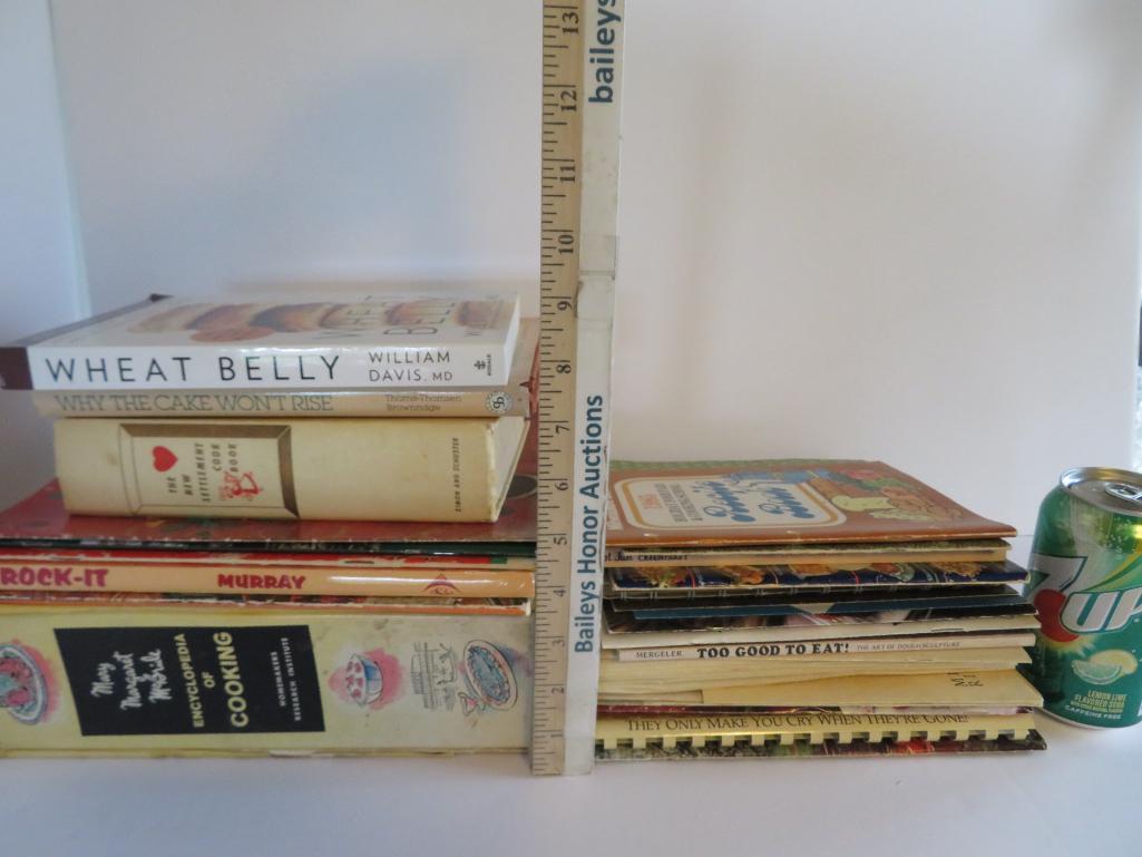 Assorted Vintage cookbooks and cooking booklets