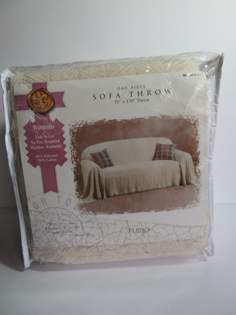 Two new in package sofa throws, see images