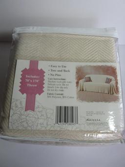 Two new in package sofa throws, see images
