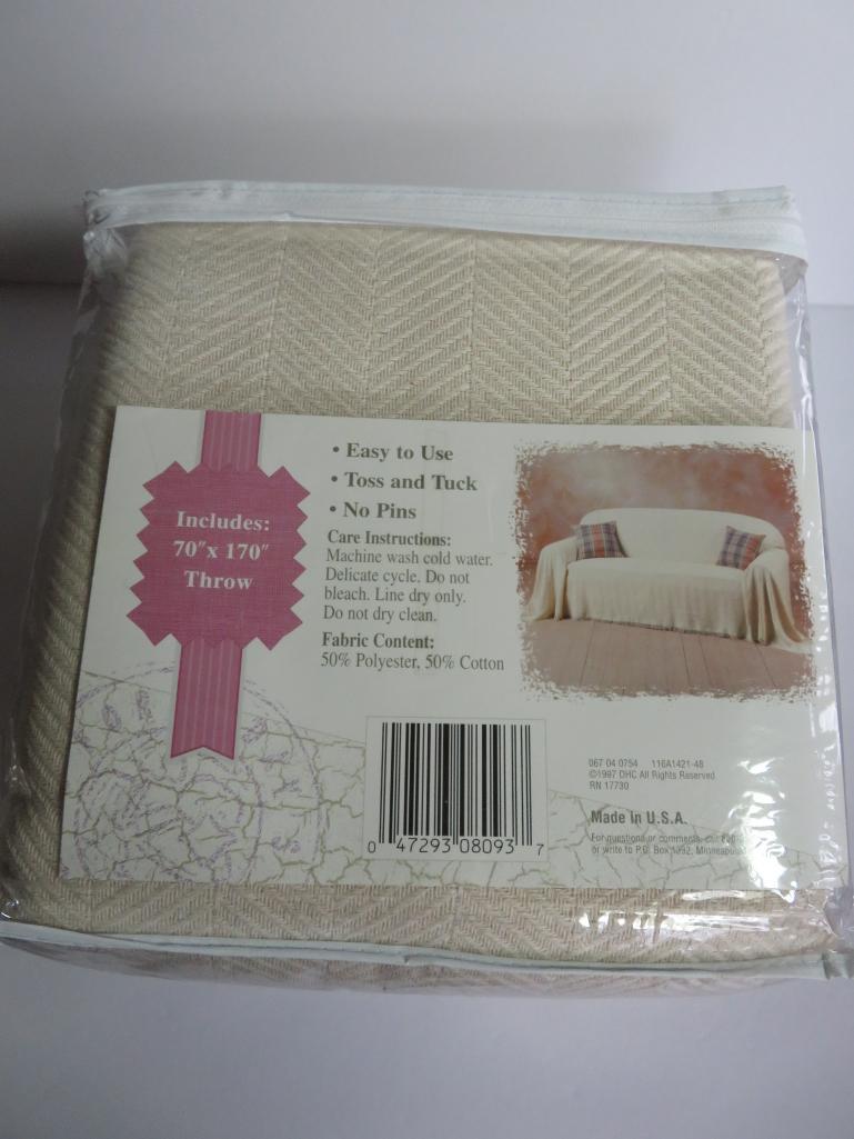 Two new in package sofa throws, see images