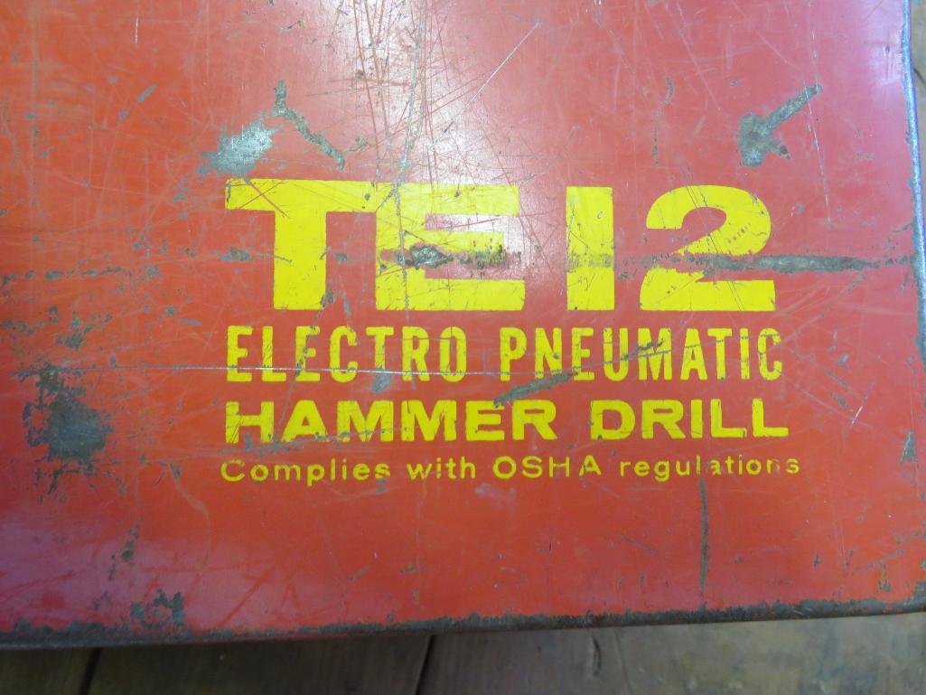 Hilti Hammer Drill TE 12, pneumatic, with case