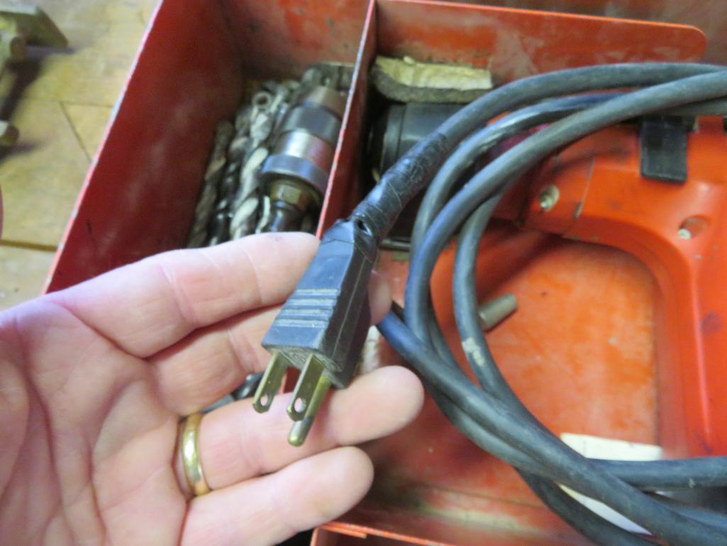 Hilti Hammer Drill TE 12, pneumatic, with case