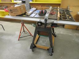 Craftsman 10" table saw with accessories