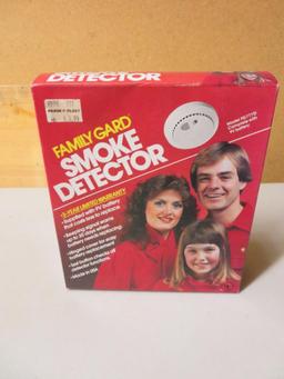Fire extinguishers, flashlights and smoke detector