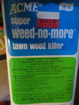Large weed control lot with sideswipe Pro applicator