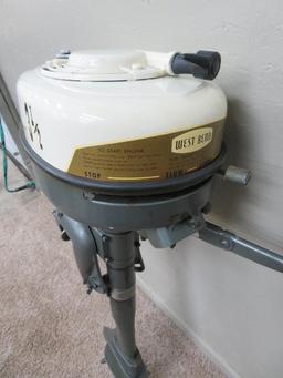 West Bend Shrimp 3 1/2 Hp outboard Motor with manual