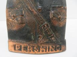 1918 Pershing Copper Clad Still Bank, 7"