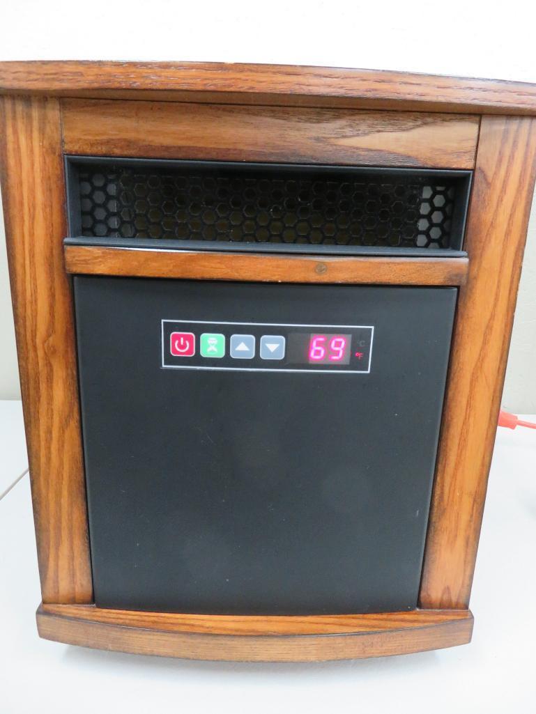 Quartz Infrared Zone Heater, works with thermostat