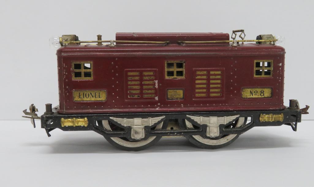 Pre War Lionel Standard Gauge #8 Engine, 10"