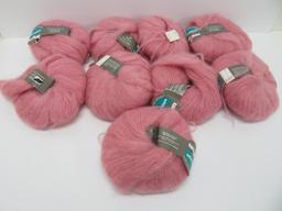 9 skeins of Unger Whimsey, mohair wool, 105 yds each
