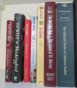 22 books, fiction and non fiction