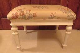 Thomasville upholstered stool,
