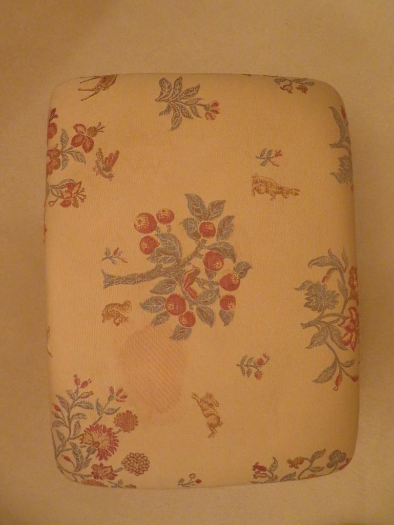 Thomasville upholstered stool,
