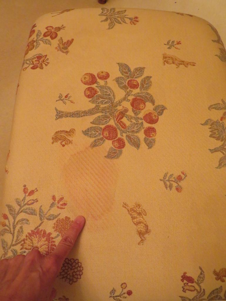 Thomasville upholstered stool,